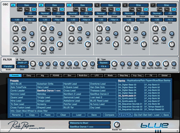 Rob PapenのBLUE