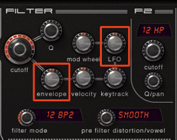 FILTER LFO