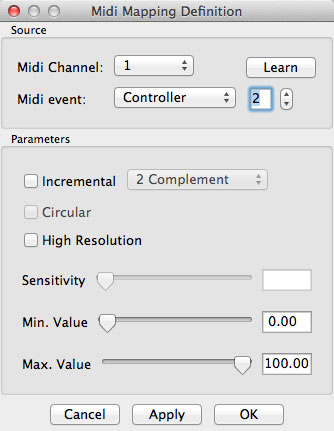 MIDIMapping