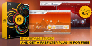 Bitwig Studio 2買うと、FabFilterプラグインが！！