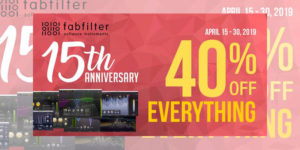 投稿についてもっと詳しく 【セール】FabFilter 設立 15周年記念！【40% OFF】