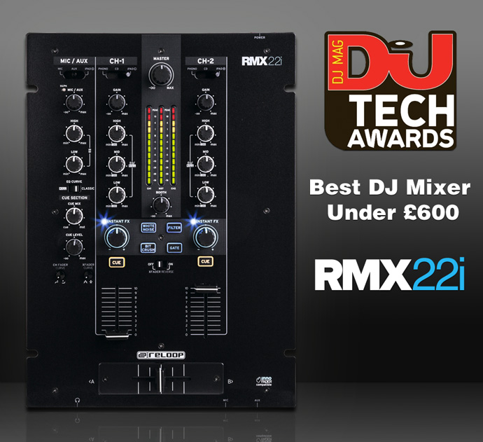 You are currently viewing 【受賞】Reloop RMX-22i が DJ TECH AWARDSを獲得