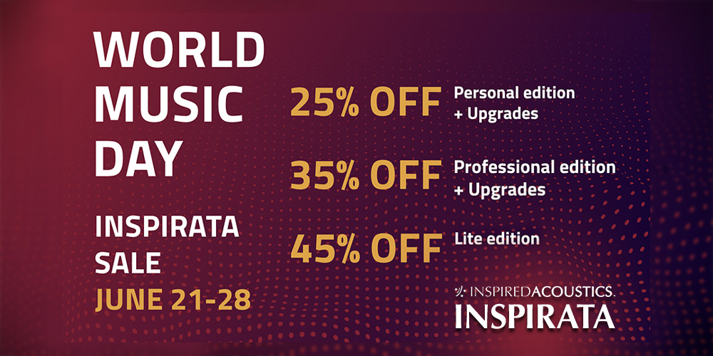 You are currently viewing 【セール】Inspired Acoustics「INSPIRATA」シリーズ最大45%OFF