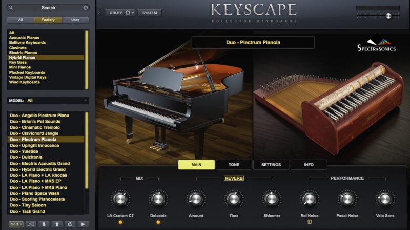 Spectrasonics Keyscape パッケージ版 Spectrasonics Keyscape Virtual Keys Suite - Perfect Circuit
