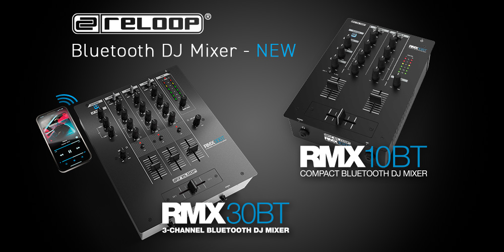 You are currently viewing 【新製品】Reloop製Bluetooth入力対応DJミキサー2モデル発売のご案内