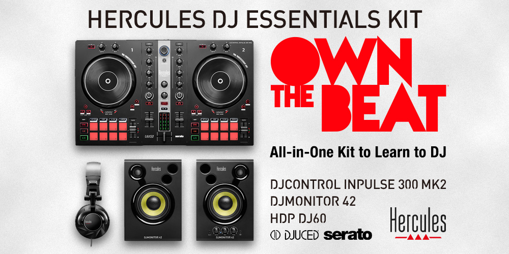 You are currently viewing 【新製品】Hercules DJ Essentials Kit発売のお知らせ