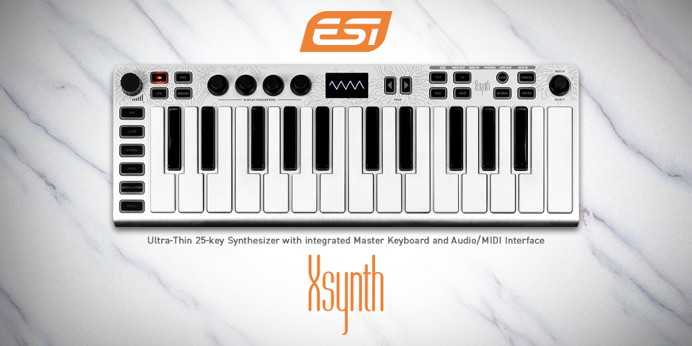 You are currently viewing 【新製品】ESI「Xsynth」発売のご案内