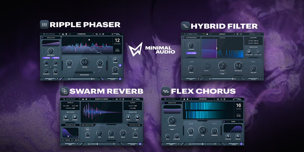 あなたが現在見ているのは 【新製品】Minimal Audio エフェクトプラグイン4製品発売のご案内