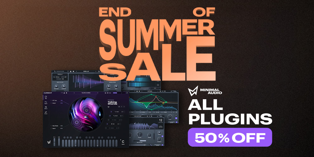 あなたが現在見ているのは 【END OF SUMMER SALE】Minimal Audio全製品50%オフ！