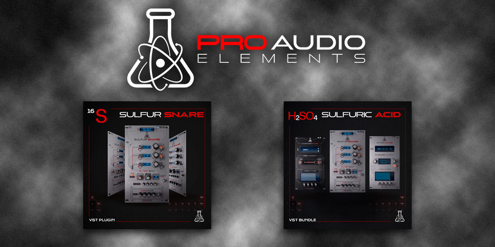 あなたが現在見ているのは 【新製品】Pro Audio Elements「Sulfur Snare」「Sulfuric Acid」発売のご案内