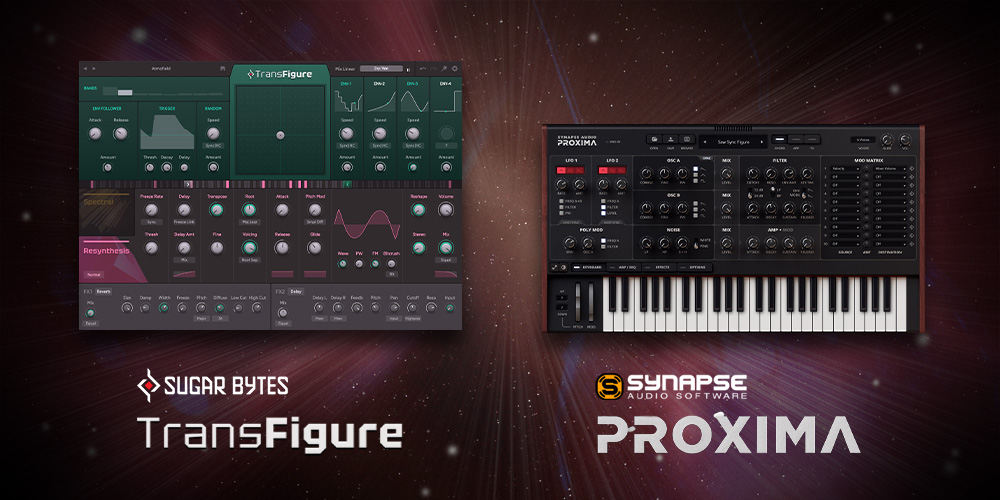 あなたが現在見ているのは 【新製品】Sugar Bytes / Synapse Audio プラグイン2製品発売のご案内