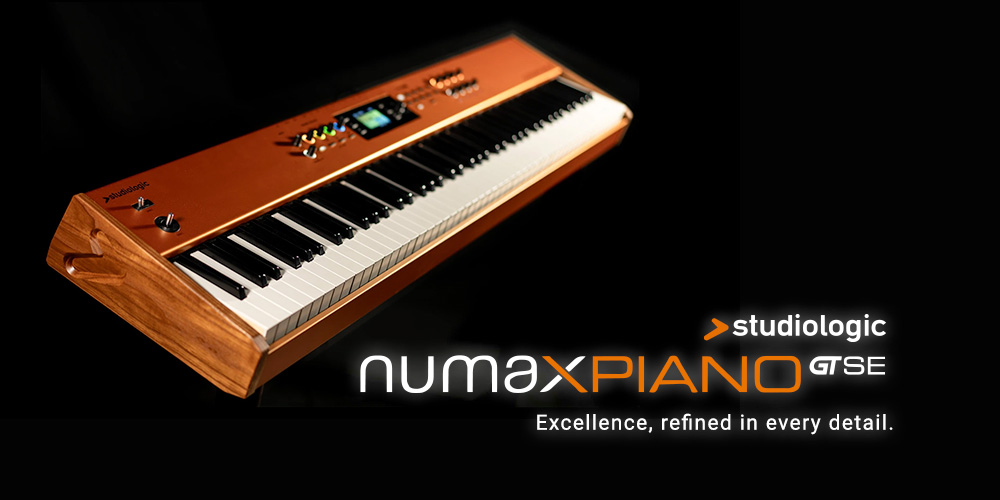 あなたが現在見ているのは 【新製品】Studiologicステージピアノ「Numa X Piano GT SE」発売のご案内