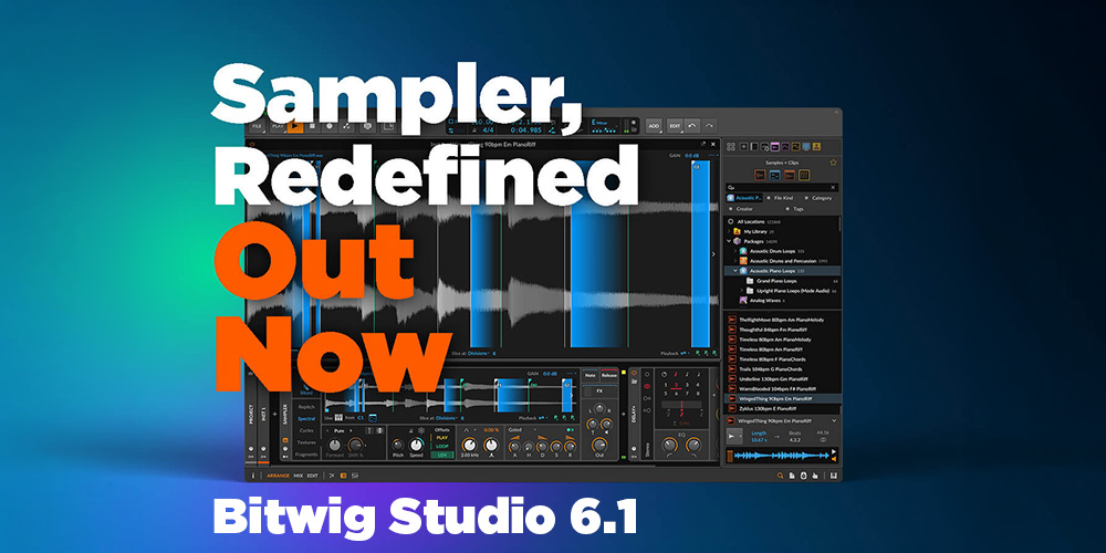あなたが現在見ているのは Bitwig Studio 6.1 を発表