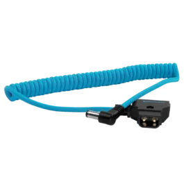 D-Tap to DC Right Angle Coiled Cable （5.5 x 2.5mm）（Canon C70/Atomos）