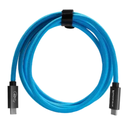 Thunderbolt 4 Compatible USB 4.0 Type C Cable Blazing 40G Speeds 5A 100W