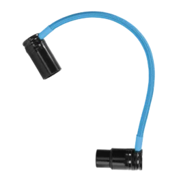 8” Straight Low Profile Right Angle XLR Cable