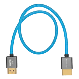 8K HDMI 2.1 17″ Braided Cable for On-Camera Monitors
